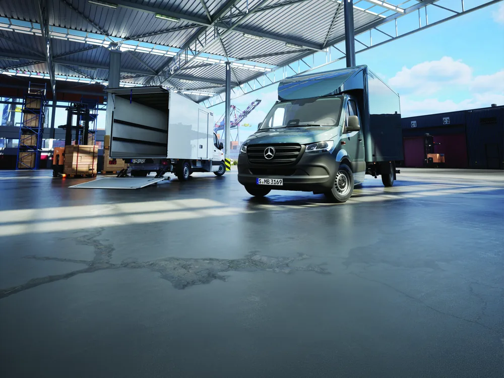 Transporter mit Kofferaufbau im Leasing — Beresa Leasing