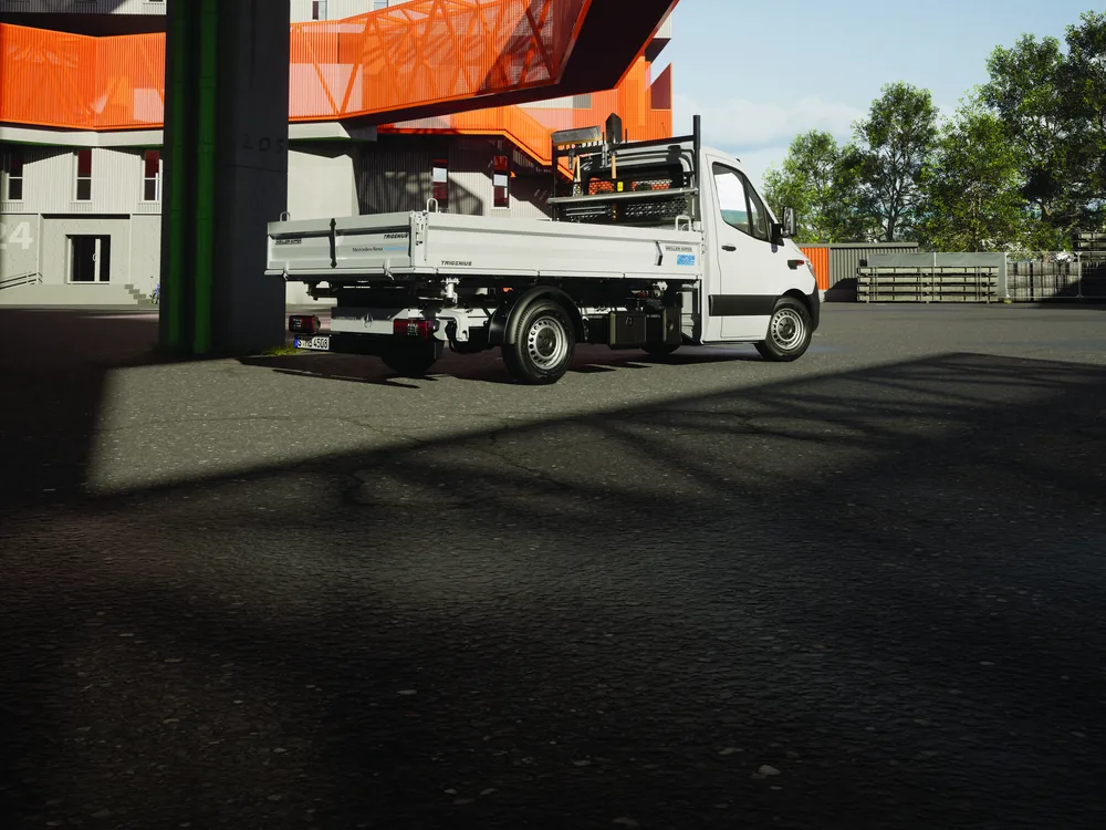 Transporter mit Kipper-Aufbau im Leasing — Beresa Leasing